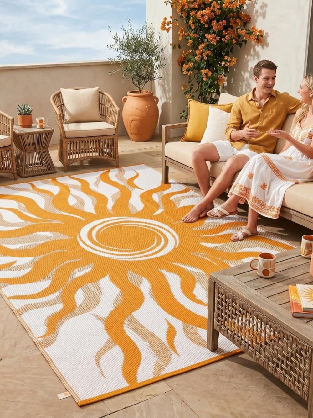Outdoor Rug 5x8 - Picture 6 of 8